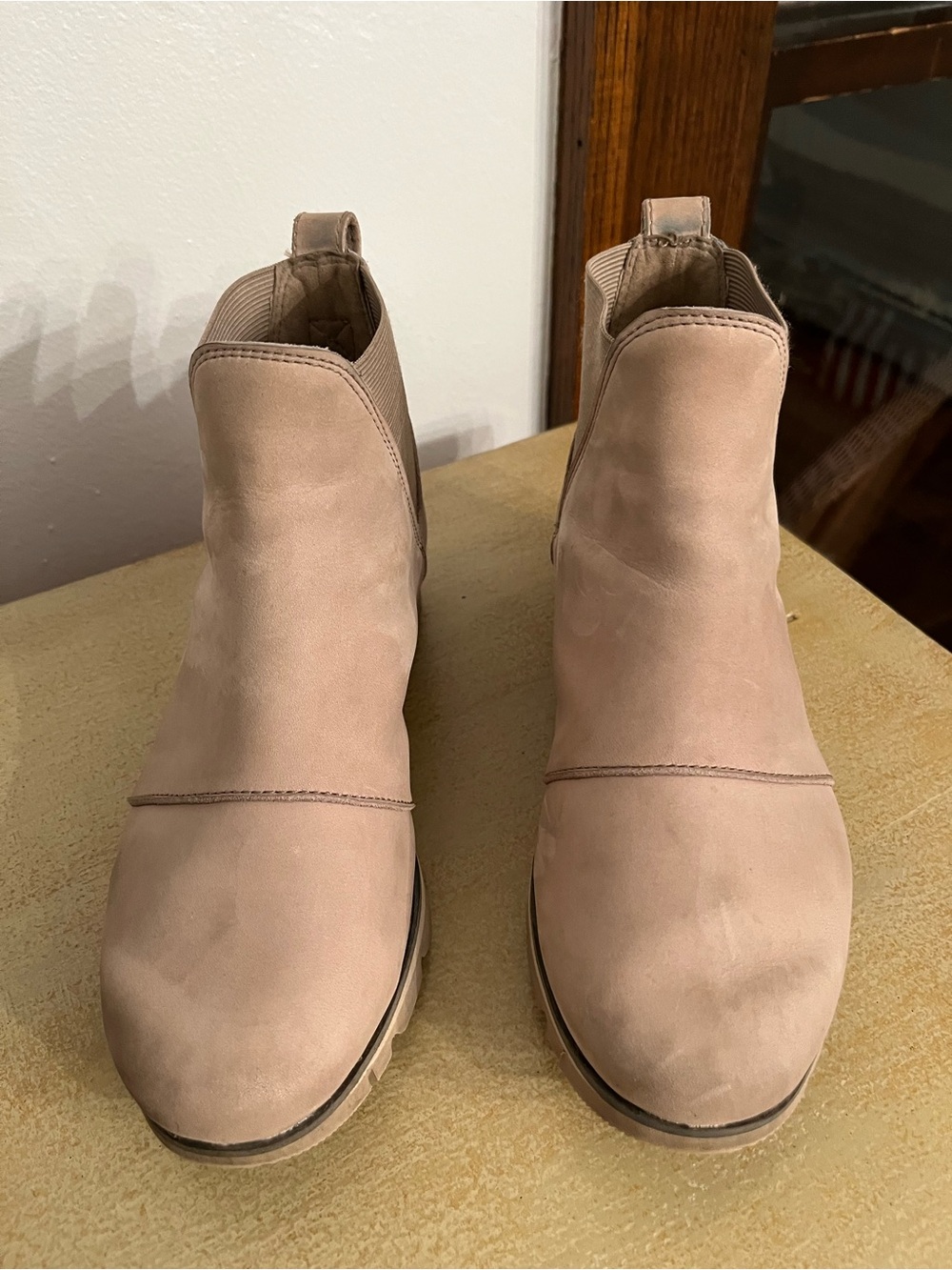 Sorel Tan Suede Leather Harlow Chelsea Boot, 7 - Picture 10 of 11